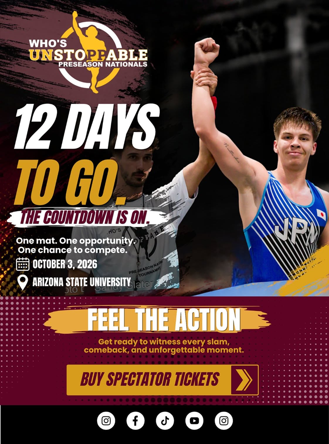Who’s Unstoppable Preseason Nationals – 12 Days to Go