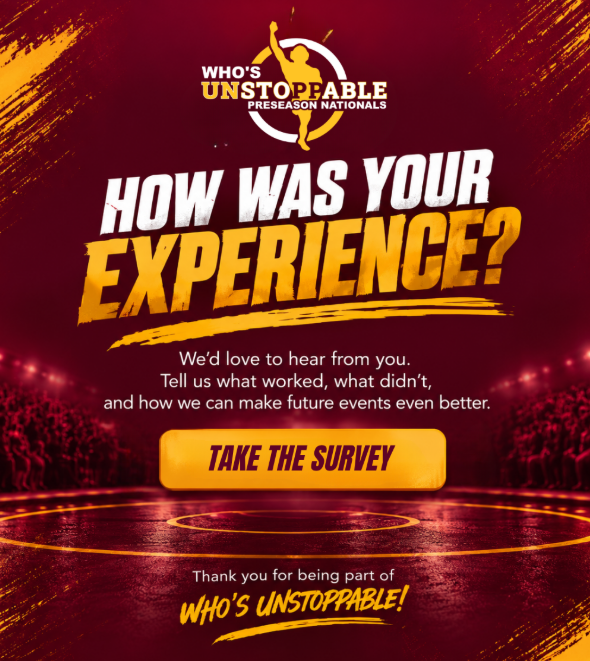 Who’s Unstoppable Preseason Nationals 2027 post-event survey